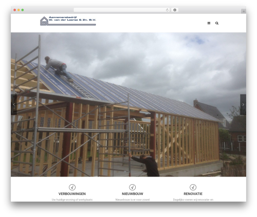 WordPress theme Cast - aannemersbedrijf-vanderlaarse.nl