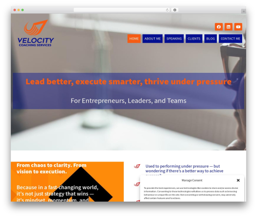 WordPress theme Hello Elementor - velocitycoachingservices.com