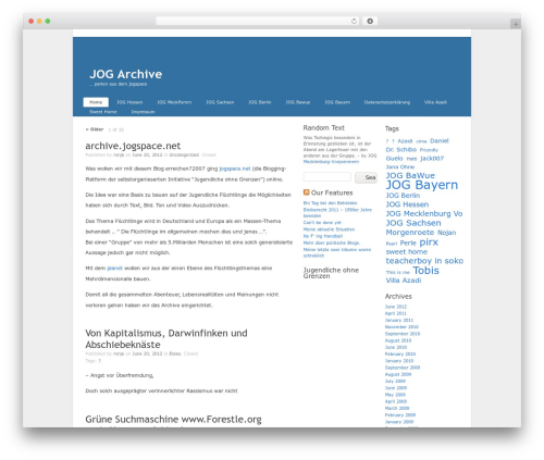 WordPress theme K2 - archive.jogspace.net