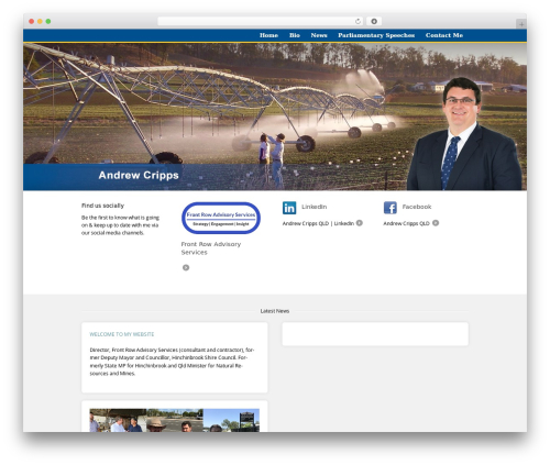WordPress theme Scrollider - andrewcripps.com.au