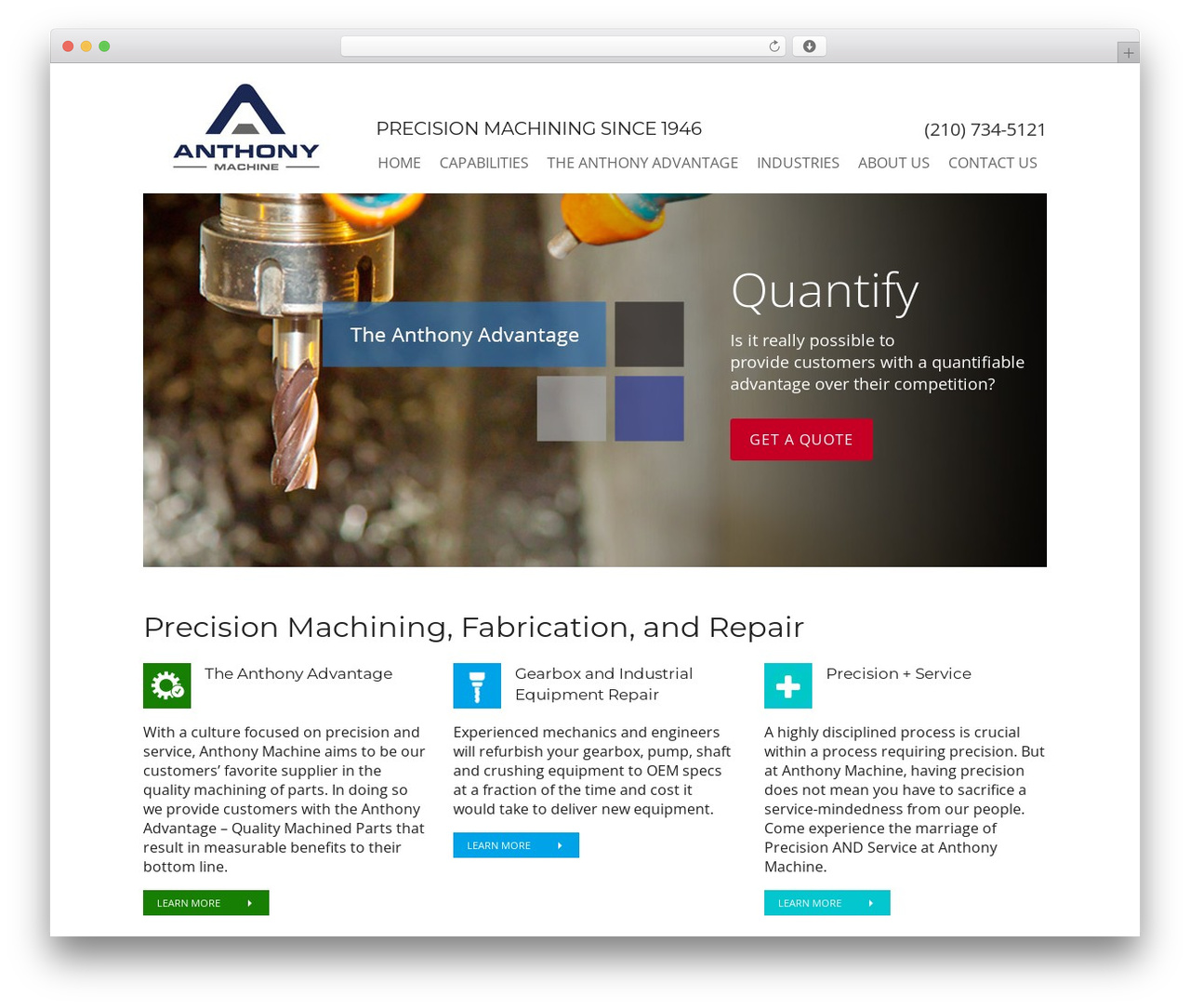 Anthony Machine WordPress shop theme - anthonymachine.com