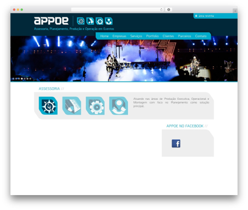 APPOE theme WordPress - appoe.com.br