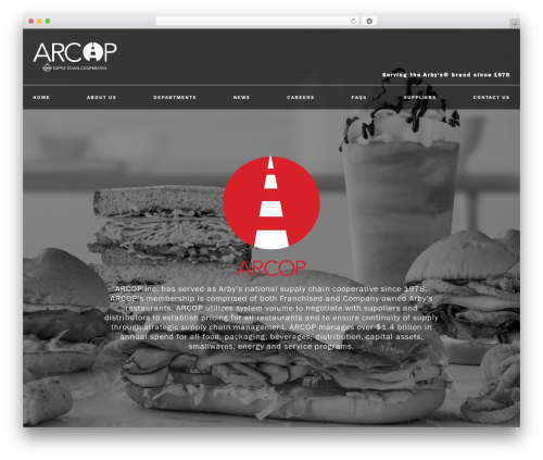 Arcop Custom WordPress Theme WordPress theme design - arcop.net