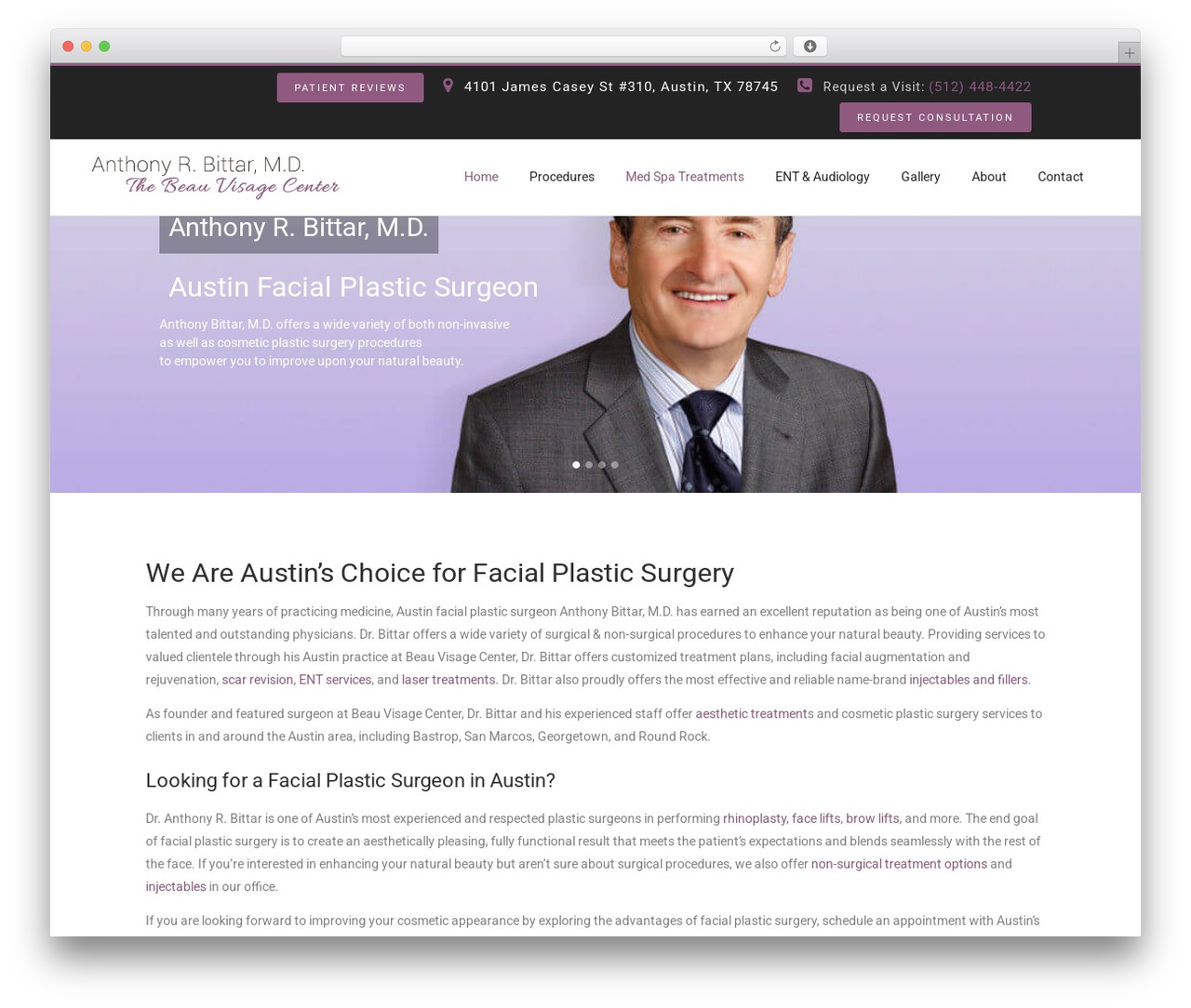 Bridge WordPress theme - anthonybittarmd.com