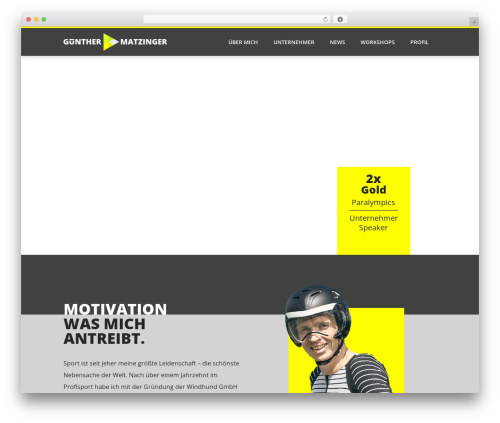 Canvas best WordPress theme - guenthermatzinger.com