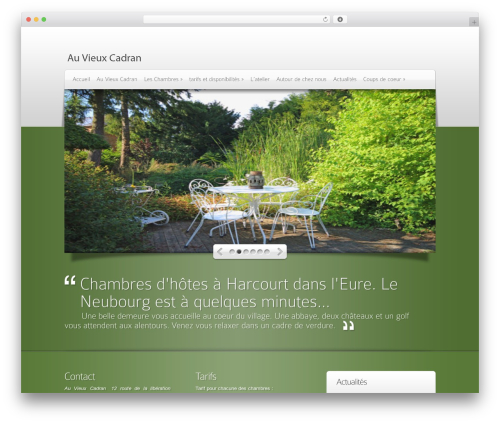 DeepFocus WordPress theme - auvieuxcadran.fr