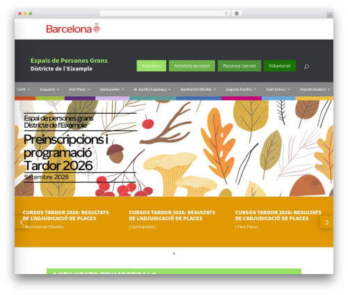 Divi WordPress theme - gentgraneixample.cat