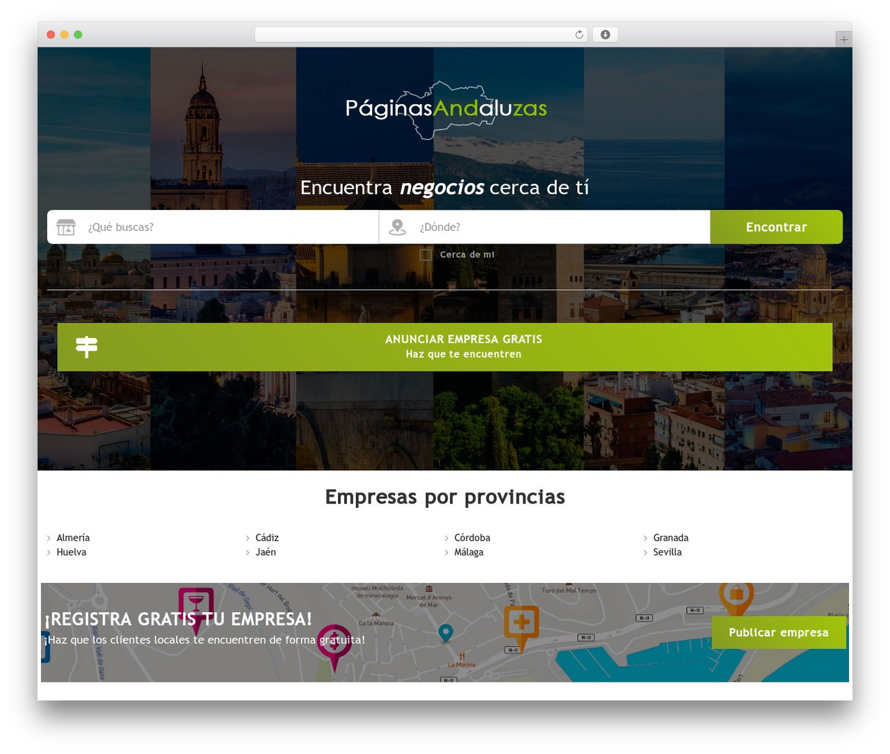 dsmart theme WordPress - paginasandaluzas.com