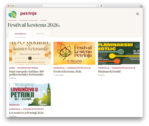 EA93 Wordpress Webpack Theme WordPress theme - petrinjaturizam.hr