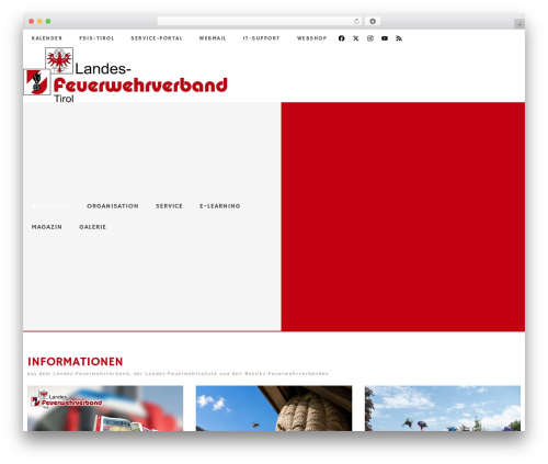 Hello Elementor theme WordPress - feuerwehr.tirol