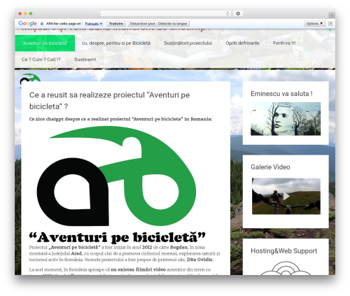 Voice widgets WordPress plugin - aventuripebicicleta.ro