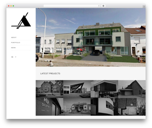 Raw WordPress theme - arpro.be