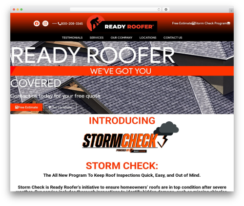 Reach Local WordPress theme - readyroofer.com