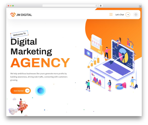 SEOLand top WordPress theme - jmdigitalweb.com