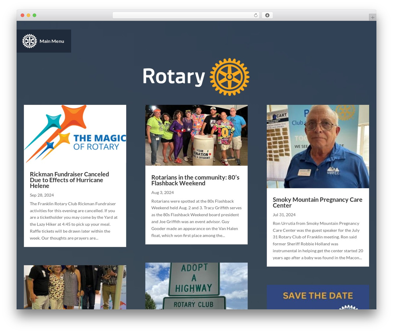 Theme WordPress Divi - franklinrotary.com