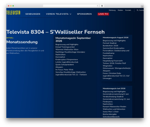 Theme WordPress Televista - televista.ch