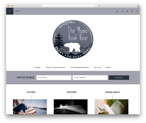 WordPress theme Beloved Theme - themamabookbear.com