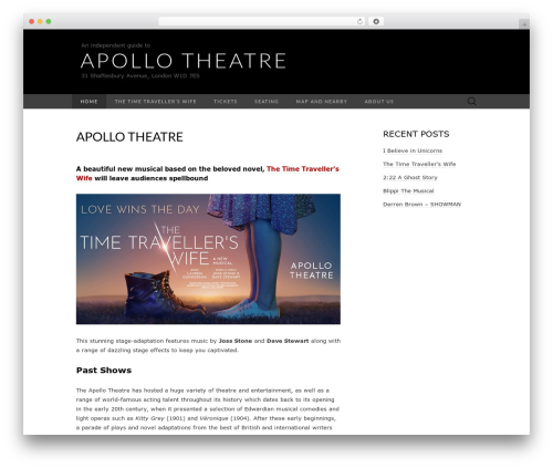 WordPress theme Suits - apollotheatrelondon.co.uk