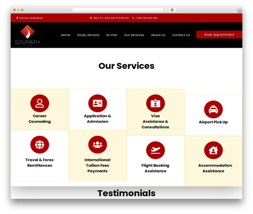 WordPress theme Esperto - edupathconsultants.com