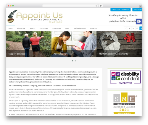 WordPress theme Maker - appointusservices.co.uk WordPress theme Maker - appointusservices.co.uk