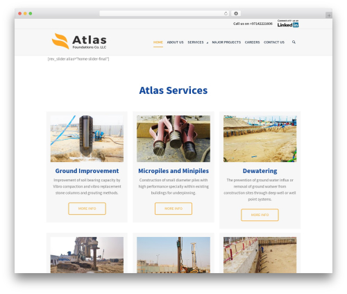 Avaris WordPress theme - atlasgcc.com