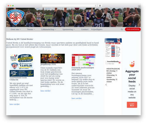 Dvteam WordPress plugin - hvunitedbreda.nl