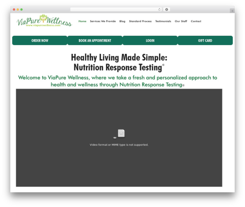 Tenweb builder WordPress plugin - viapurewellness.com