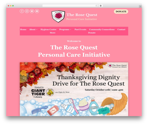 Divi WordPress theme - therosequest.ca