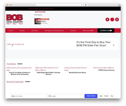 Hello Elementor free WP theme - mybobcountry.com