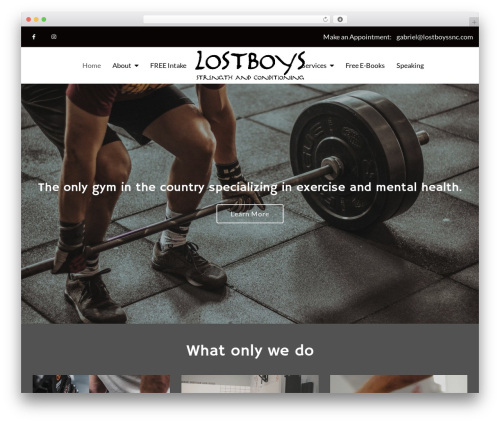 Megatheme WordPress theme - lostboyssnc.com
