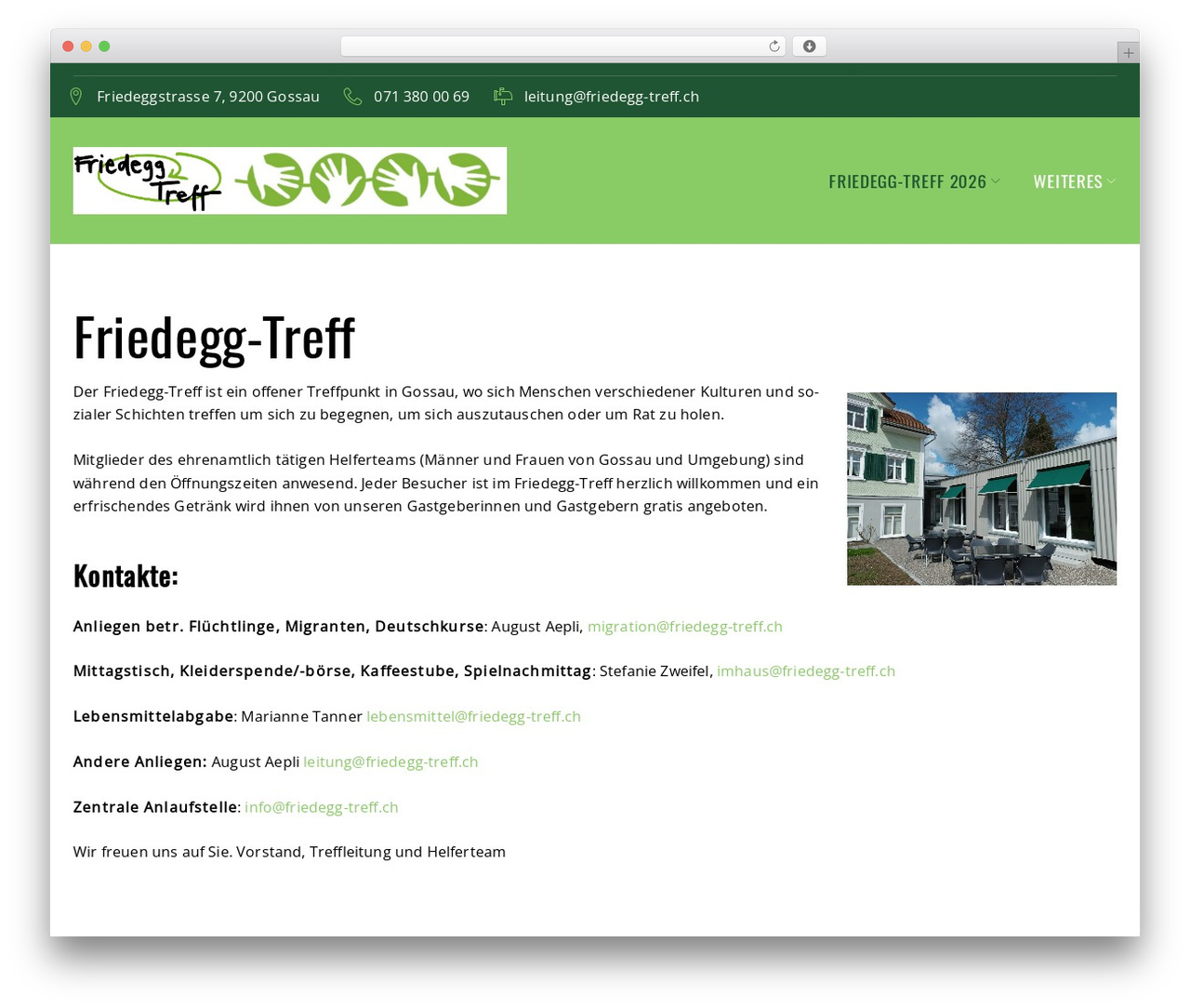 Monstroid2 best WordPress theme - friedegg-treff.ch