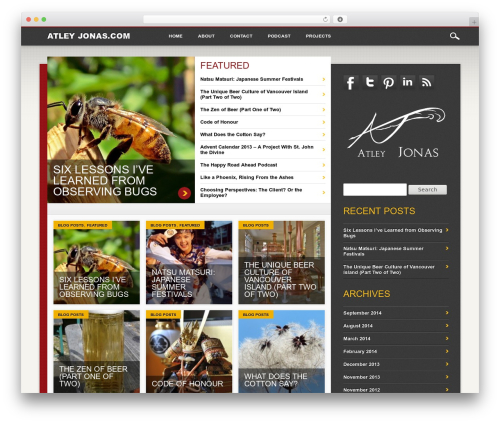 Noteworthy WordPress theme - atleyjonas.com Noteworthy WordPress theme - atleyjonas.com