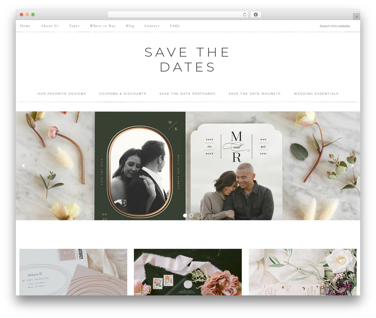Refined Theme theme WordPress - savethedates.com