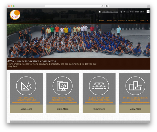 WordPress theme Arche - atenpl.com.sg