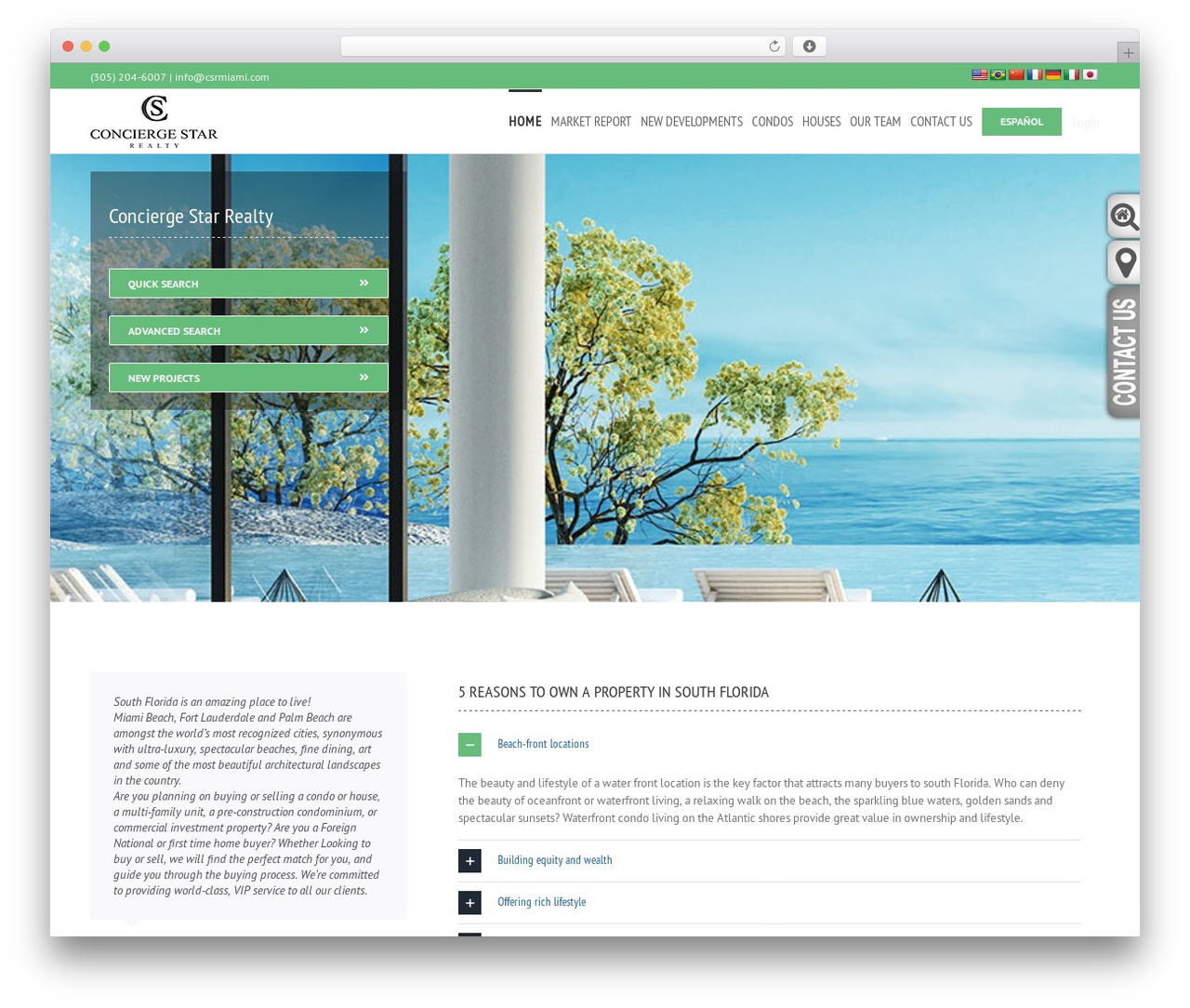 WordPress theme Avada - csrmiami.com