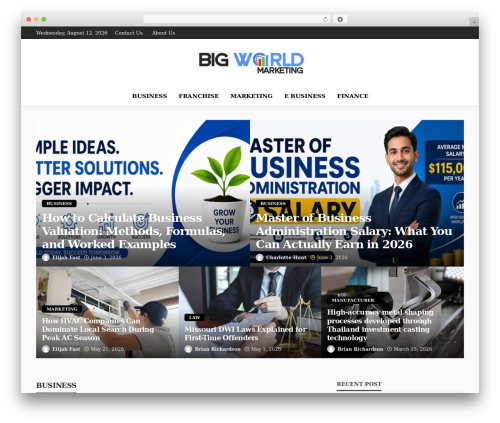Bingo ruby core WordPress plugin - bigworldmarketing.com