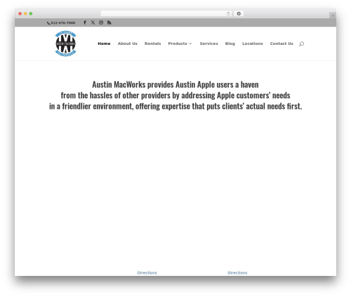 WordPress theme Divi - austinmacworks.com
