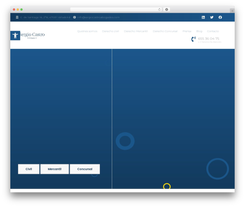 WordPress theme Mi Web - sergiocastroabogados.com