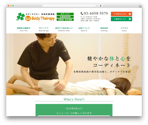 Mts simple booking WordPress plugin - bodytherapy-hamamatsuchou.com