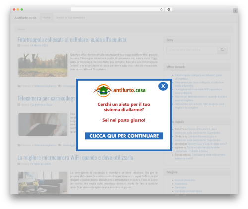 WP Knowledge Base theme WordPress - antifurto.casa