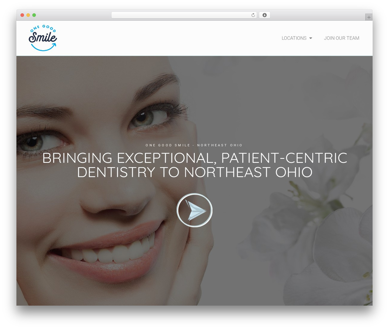 WP theme Elementor Hello Theme - onegoodsmileoh.com