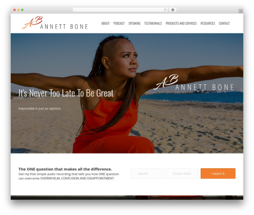 Beaver Builder Theme theme WordPress - annettbone.com