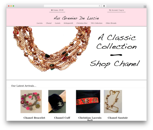 Catalyst WordPress theme design - augrenierdelucie.com
