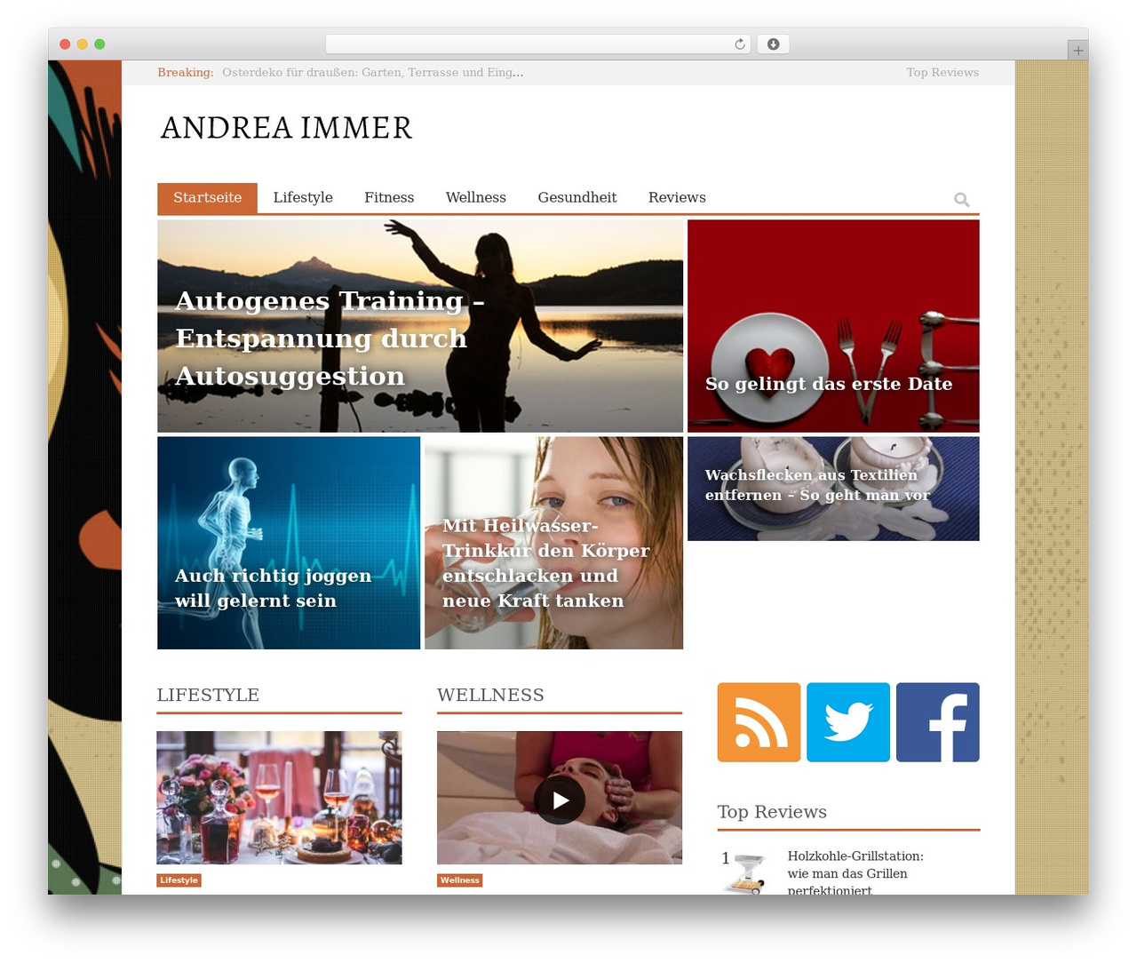 Ciola WP theme - andreaimmer.com