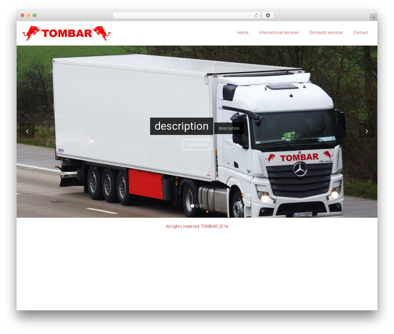 Flat Theme WordPress theme design - tombar.eu