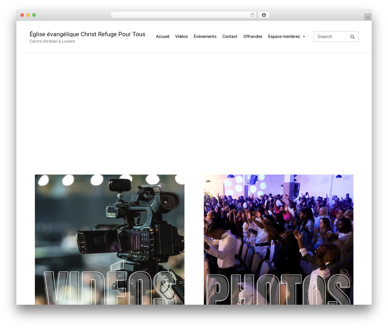 JupiterX WordPress theme - christrefugepourtous.com