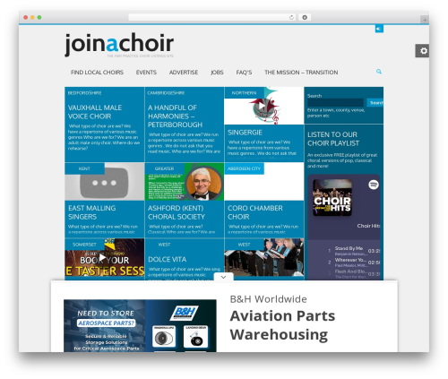 Puzzles WordPress theme - joinachoir.com