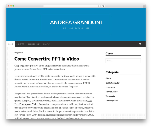 Theme WordPress Simone - andreagrandoni.com Theme WordPress Simone - andreagrandoni.com