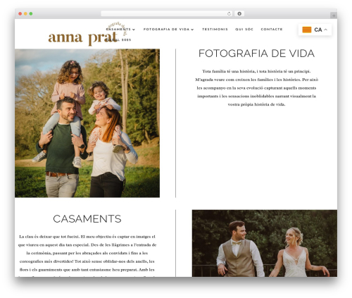 Theme WordPress Divi - annaprat.com