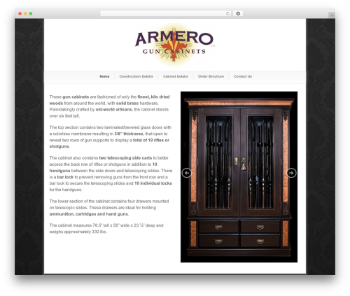Theme WordPress Modernize - armeroguncabinets.com